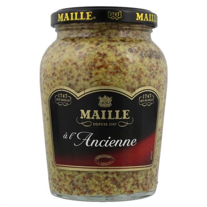MAILLE Moutarde à l'Ancienne Bocal - 380 g