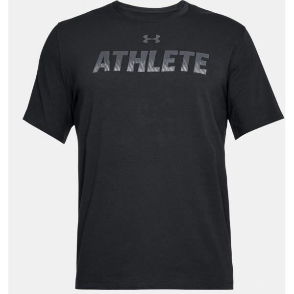 T-shirt Under Armour Athlete Noir pour homme