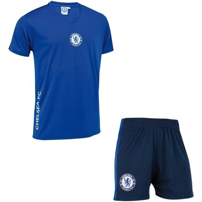 Ensemble Maillot + short CHELSEA FC - Collection officielle - Taille enfant Garçon 12 ans