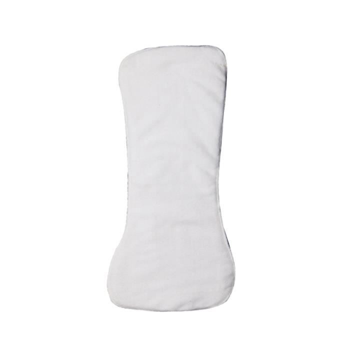 Serviette réutilisable pour couches avec d'absorption d'eau couche lavable à quatre pour adultes The Old (White)