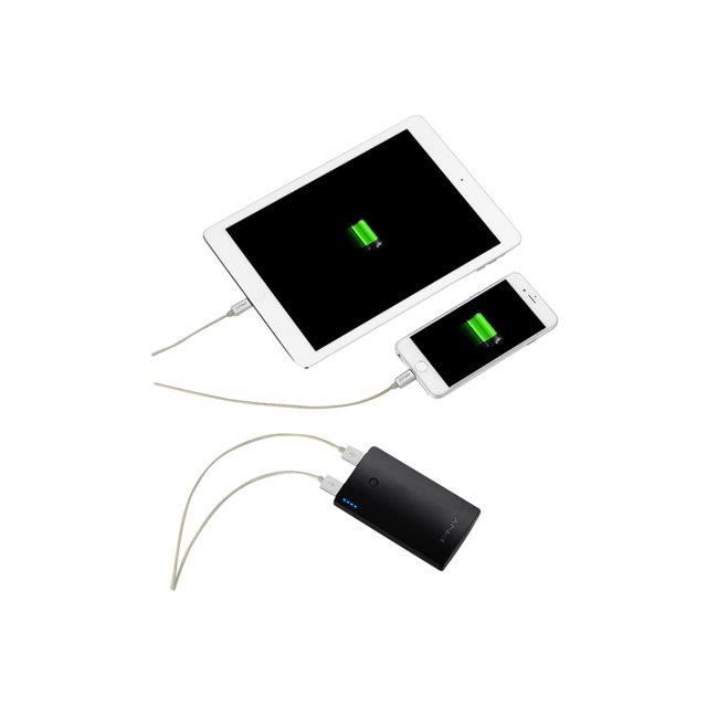 PNY Batterie Externe 7800 mAh Rechargeable pour Smartphone 7800 mAh Noir