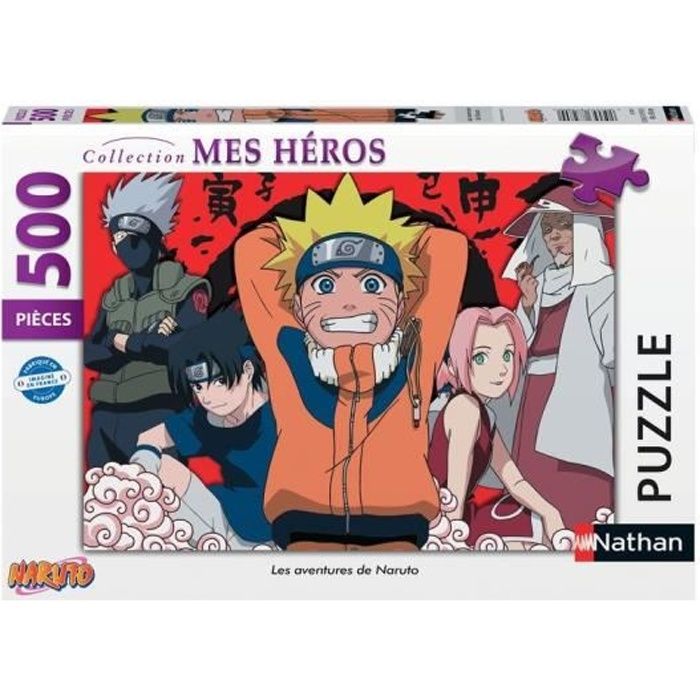 Nathan - Puzzle 500 pièces - Les aventures de Naruto