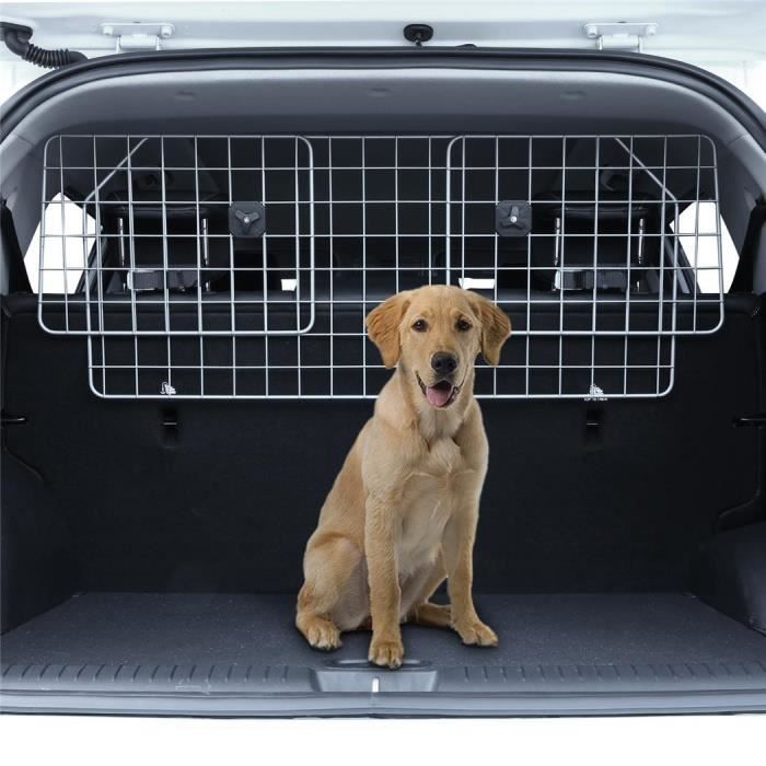 Grille de Séparation Voiture pour Chien, Barrière de chien pour voiture Filet de sécurité pour animal de compagnie