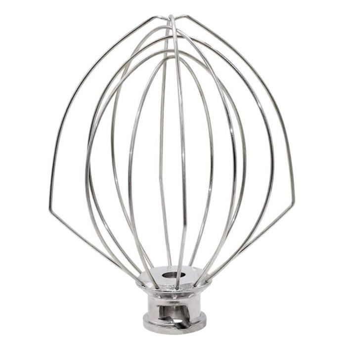 Fouet 5QT Tilt-Tête Batteur sur Socle pour 3K5 4K5 4KPD16 5K5 5KPM5 5KSM5 7K5 9KSM5 K5 KDM5 KP50 KPM5 KSM5 KSMC50 Mélangeur de