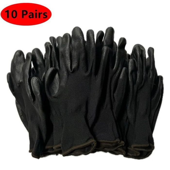 Gants De Travail VGO Paume TPE Antidérapante Impermeable - Protection Construction Et Entrepôt