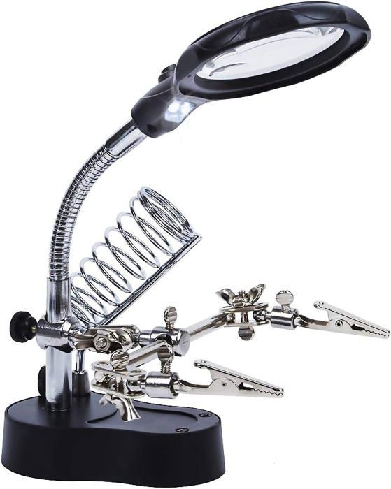 Loupe De Table Compte-fils – 2 Pièces Pliables Grossissement 10x, Idéale Couture, Horlogerie, Bricolage