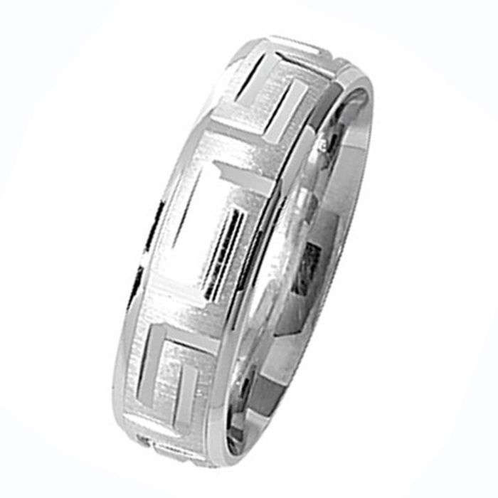 Alliance Homme/Femme Argent fin 925 6mm Confort 42398