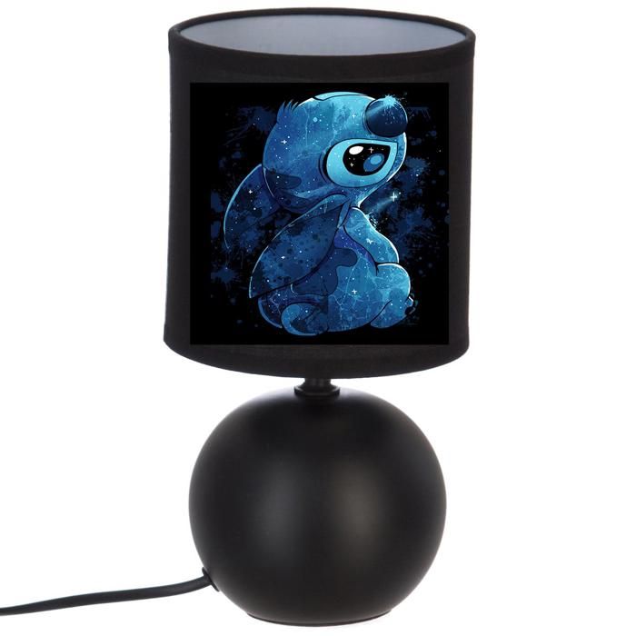 lampe de chevet noir Stitch