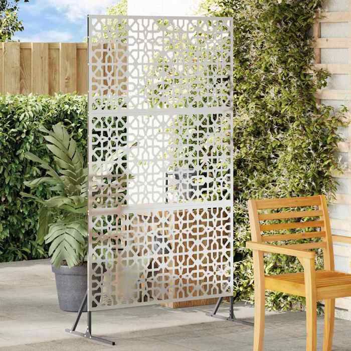 vidaXL Écran de confidentialité Gris 100 x 50 x 180 cm Acier 868575