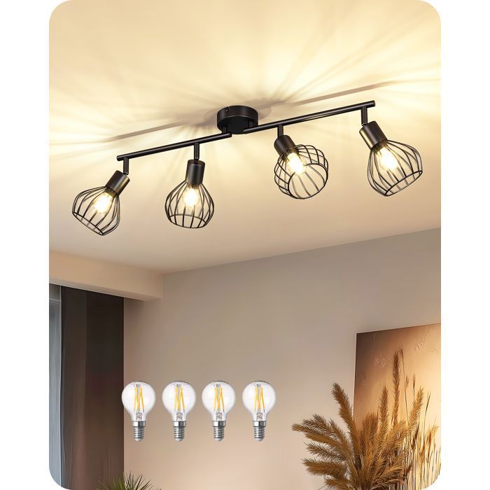 Clips Ressort Pour Spots Encastrés Kisangel - Lot De 4 - Fixation Rapide Pour Downlights, Anneaux De Retenue Métalliques