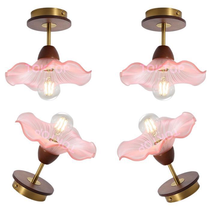ABAT-JOUR MODERNE FLEUR de lotus abat-jour pour plafonnier suspension d