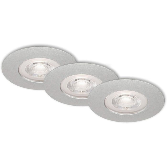 Luminaire LED - BRILONER - BRILONER Leuchten - Set de 3 - 5W/460 lm - IP44 Luminaire LED - BRILONER - BRILONER Leuchten - Set de 3 - 5W/460 lm - IP44