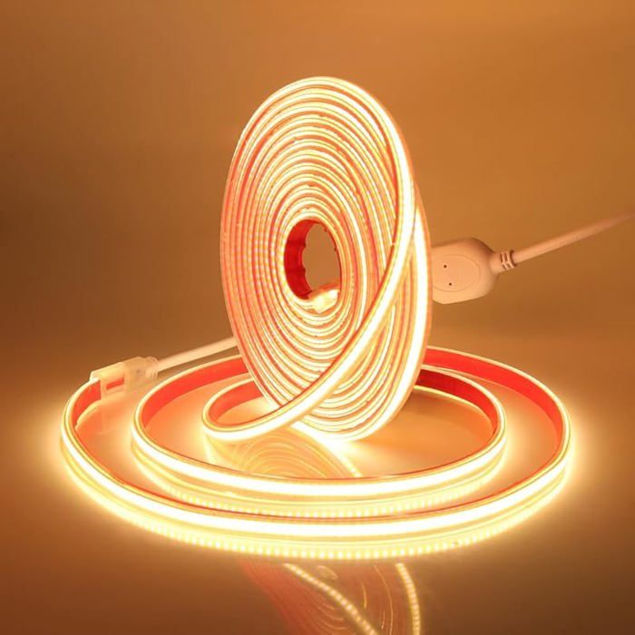 Bandeau LED 14M Blanc Chaud avec 288 LEDs/m