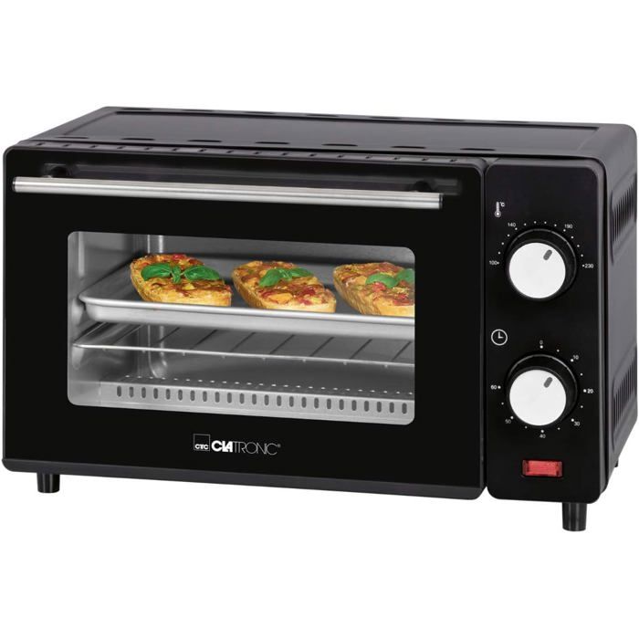 Mb 3746 Mini-Four Capacité 8 Litres Chauffage De Voûte Et De Sole Minuterie 60 Minutes Avec Signal De Fin De Cuisson Noi[RO698] - Gpfuoea