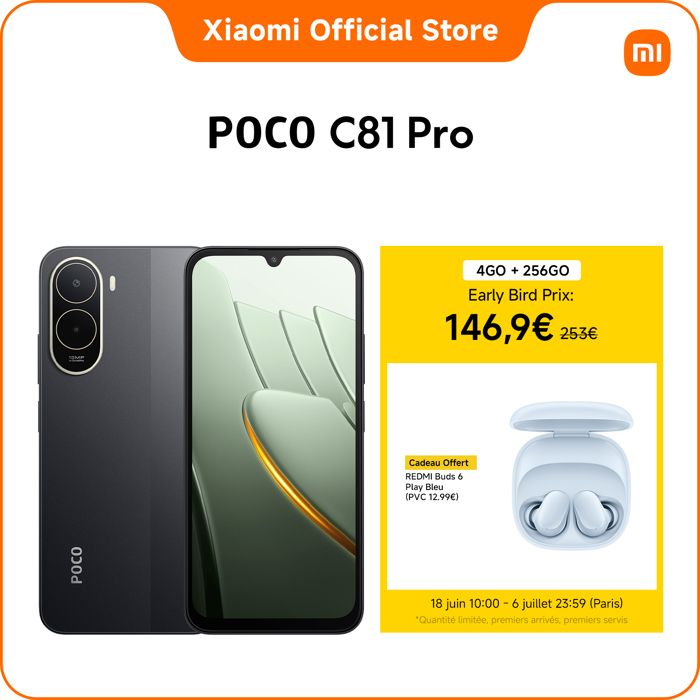 POCO C81 Pro 4 GO + - vue 4