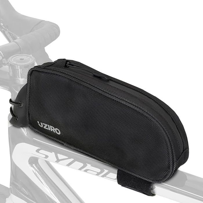 Sacoche pour guidon vélo facile à pcer sur le cadre sac pour gravel et VTT imperméable compatible pour outils de VTT