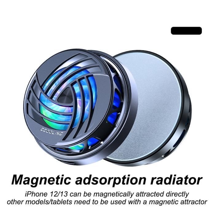 Refroidisseur Magnétique X42 Pour Tablette - Ventilation Semi-conducteur, RGB, 10 Cm, USB-C