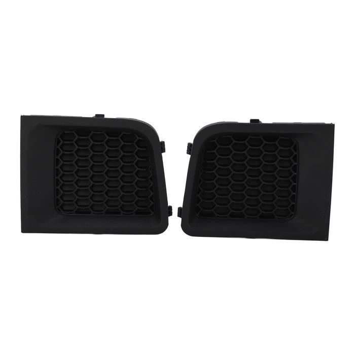 GRILLE INFÉRIEURE DE PARE CHOCS NOIRE AVEC TROUS POUR PHARE ANTIBROUI