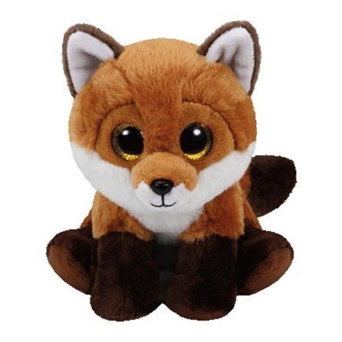 peluche ty renard bleu