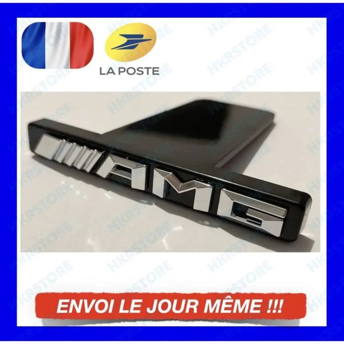 Insigne Logo AMG de calandre Pour Mercedes CHROME Emblème