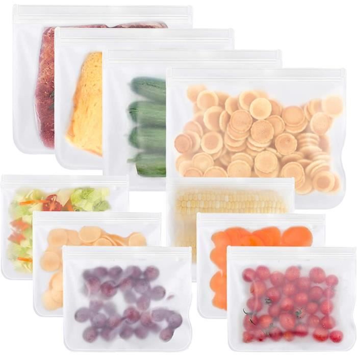 22 Sac Congelation Reutilisable Et Stand UpSac Congélation