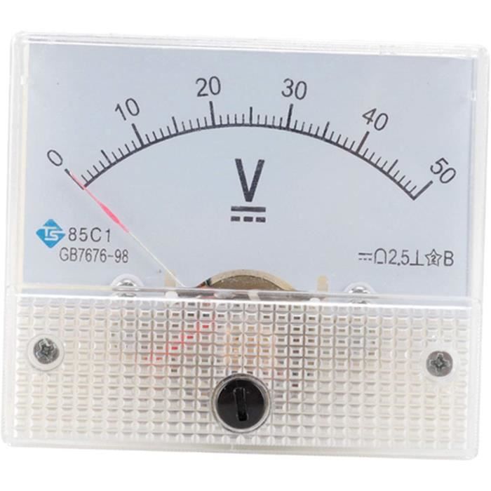 Lot De 5 Voltmètres Analogiques DC 0-20V - Modèle 91L16 - Pour Projets électroniques