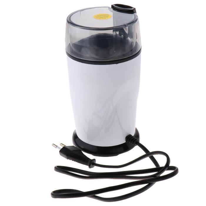 Moulin à Café Électrique 150W – 120g Lames Inox, Multifonction Pour Café, Épices, Noix, Céréales, Ultra-Puissant Et Facile à Nettoyer