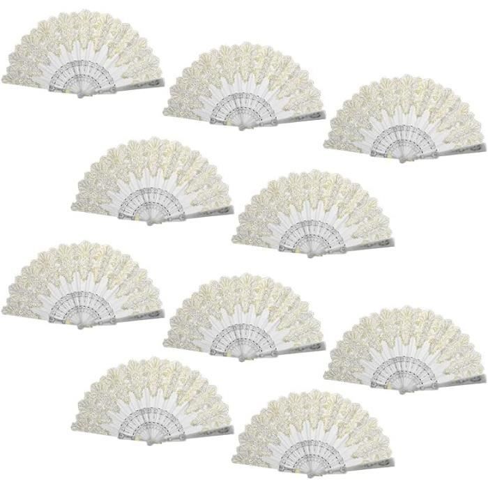 Harilla Chapeau De Soleil Pliable En éventail En Bambou 2 En 1, Casquette De Protection Solaire Florale, Respirante Et Légère Pour Femmes, Chapeau D' éventail, Fleur Bleue