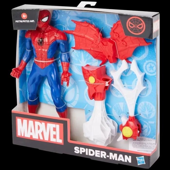 Figurine Spiderman - Marvel - Rouge 25,4 cm - Pince araignée, amplificateur  araignée et ultra lance-toiles - Cdiscount Jeux - Jouets