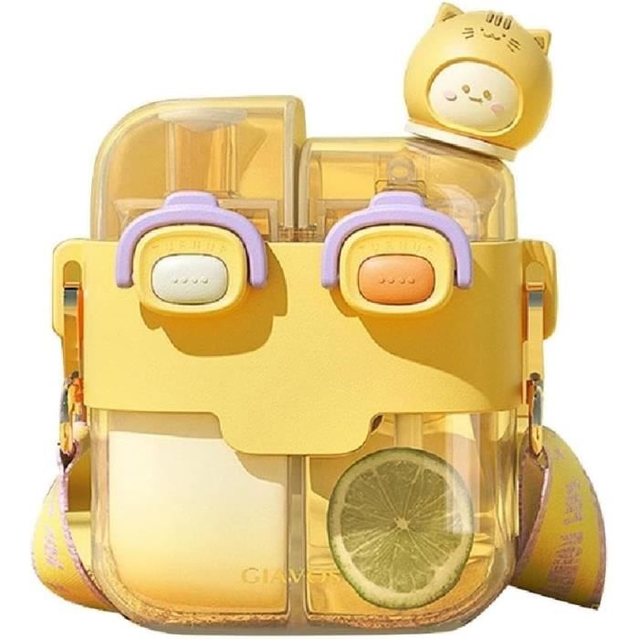 Gourde Personnalisée Avec Prénom - 600 Ml, Sans BPA, Lavable Au Lave-vaisselle, Pour Enfants (8+) Et Adultes