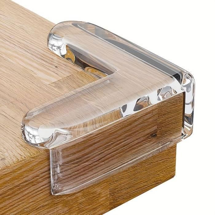 Protection Coin Angle Enfant en Caoutchouc Adhésif Lot de 4 – Sécurité Table Meuble Anti Choc Bébé