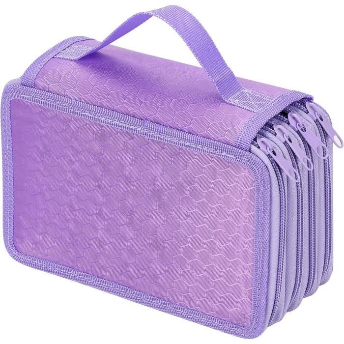 Trousse à Crayons 200 Emplacements - Organisation Pour Crayons De Couleur, Stylos & Matériel D'Artiste, Portable - 7
