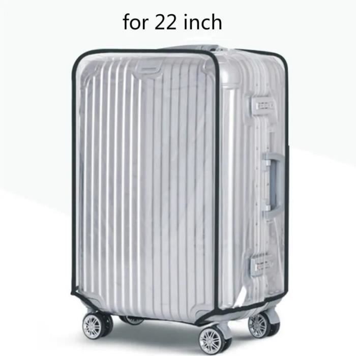 Housse De Valise En PVC Transparent Protecteur De Bagage Imperméable Pour Valise à Roulettes Convient 28 30 Pouces