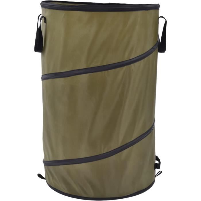 Poubelle Pliable Très Résistante, Poubelle De Camping Pliable De 113 L Poubelle Pliable Très Résistante, Poubelle De Camping Pliable De 113 L