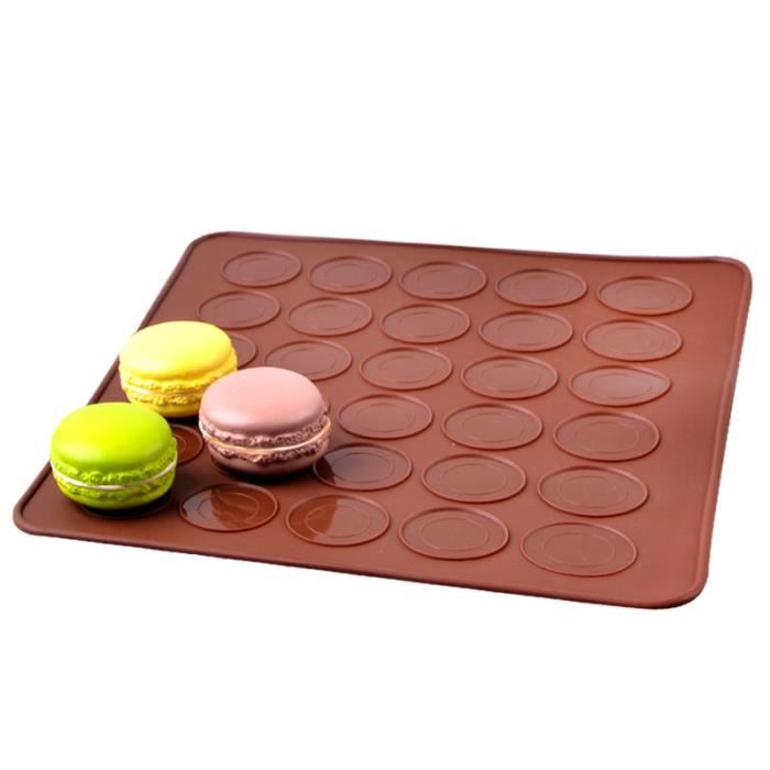 Tapis de Cuisson en Silicone Plaques pour Macarons Constitué de 30 ...