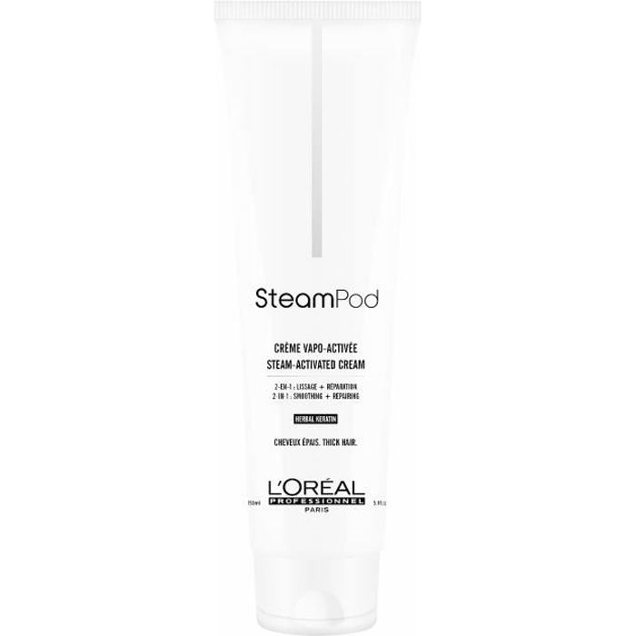 Steampod Crème de lissage cheveux épais - 150 ml - Cdiscount Au quotidien