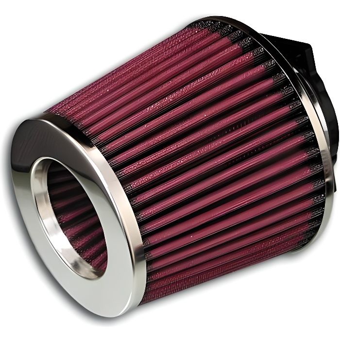 Asudaro Filtre à air de voiture Filtre de ventilation mini filtre à air de sport de 50 mm connexion de 12 mm filtre d'admission d'air froid de voiture filtre à tête de champignon système d'admission 