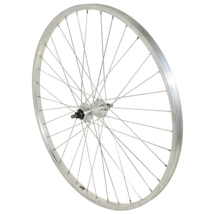 Roue Vtt 26 Arriere Alu Moy Alu Axe Plein Roue Libre 1V. (Vendu Avec Ecrou 10X100)