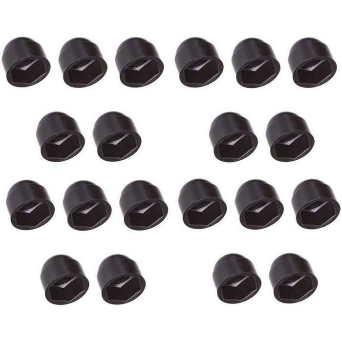 Cache écrous longues plastique NOIR32mm (20pcs) - Tout pour votre Cache écrous longues plastique NOIR32mm (20pcs) - Tout pour votre