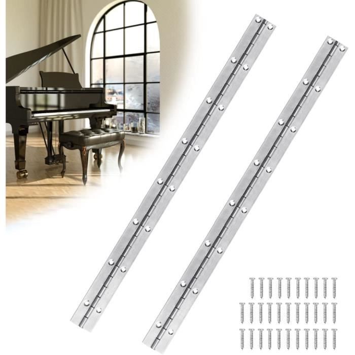 Lot De 2 Bandes De Porte à Souder Charnière - Acier, Finition Mat, 160 Mm