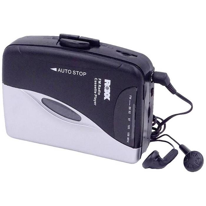 Lecteur de cassettes portable Roxx PCP 300 noirargent