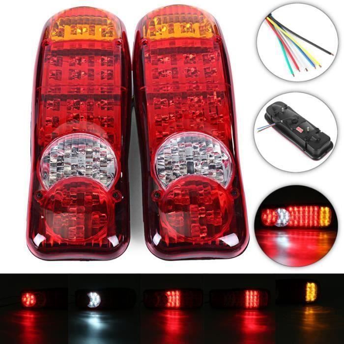 Tempsa 1 Paire Feu Arriere Lumiere Voiture Pr Camions Remorques