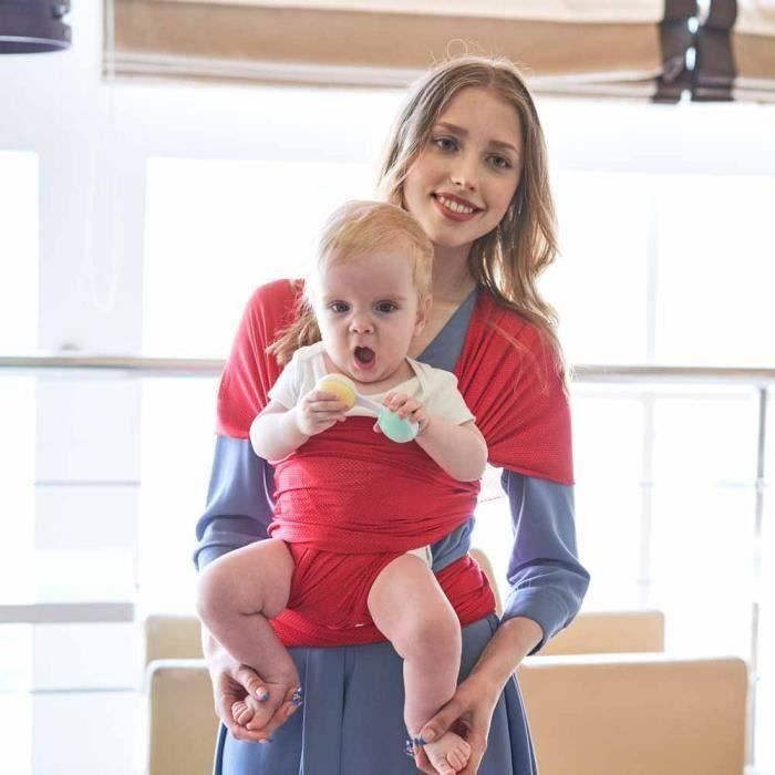 Echarpe De Portage Haute Qualite Porte Bebe Echarpe Respirant Nylon Couverture D Allaitement Reglable Pour Nou Ki3762 Achat Vente Echarpe De Portage Cdiscount