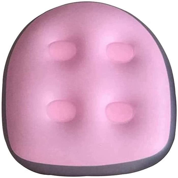 Coussin De Siège Gonflable Spa Adulte Avec Ventouses - Dossier + Coussin Fesses - Jaune