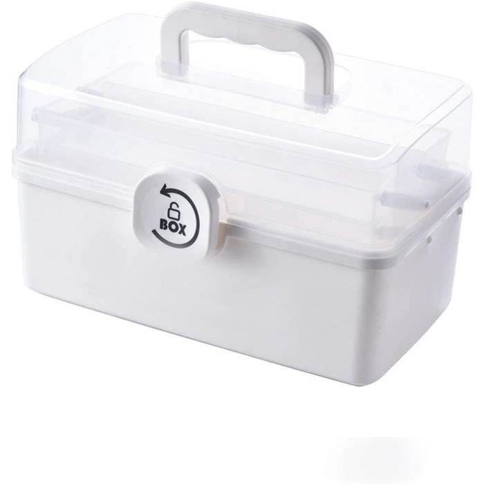 Buithafu Boîte à Médicaments à 3 Niveaux - Grande Boîte De Rangement