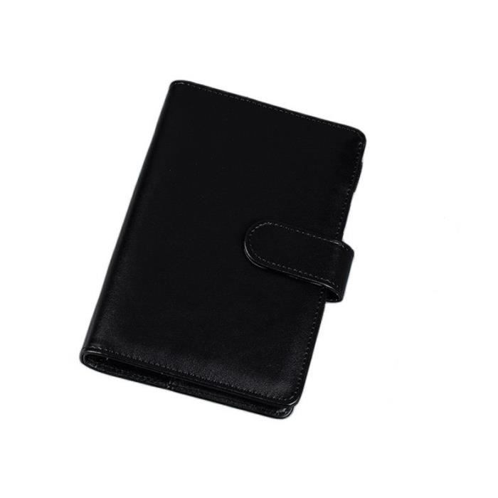 Carnet de Notes A5 en Cuir A5 Classeur à Anneaux en Cuir avec