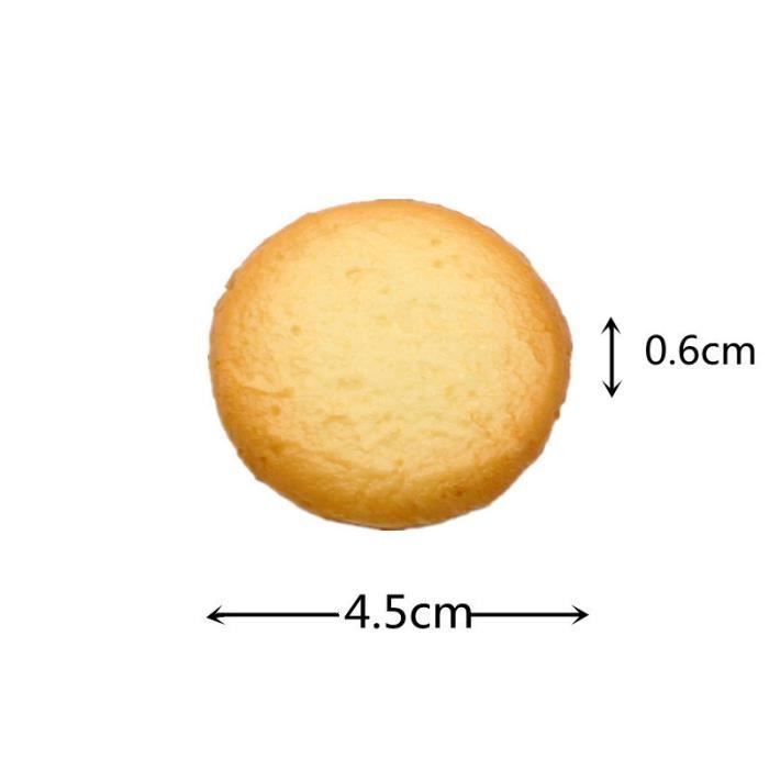 10pcs Faux Biscuits Artificiels Simulation Simulation