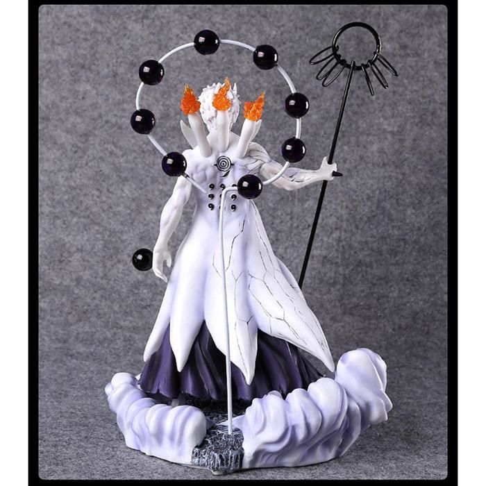 Figurine Naruto Mode Rikudo Sennin – PVC 29 Cm Avec Buste Offert – Socle Inclus, Emballage Scellé