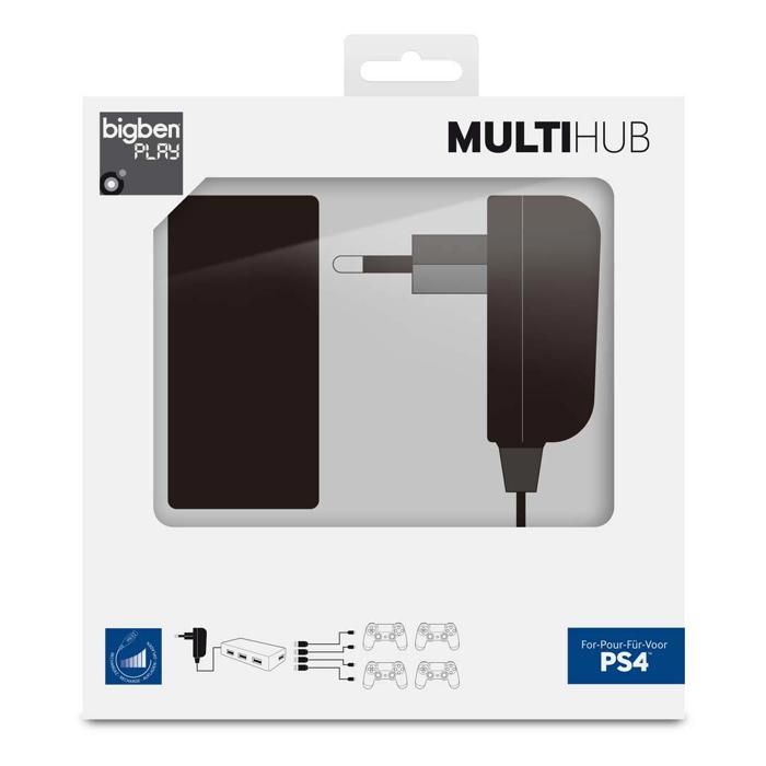 Support pour 4 périphériques à un seul port USB pour PS4