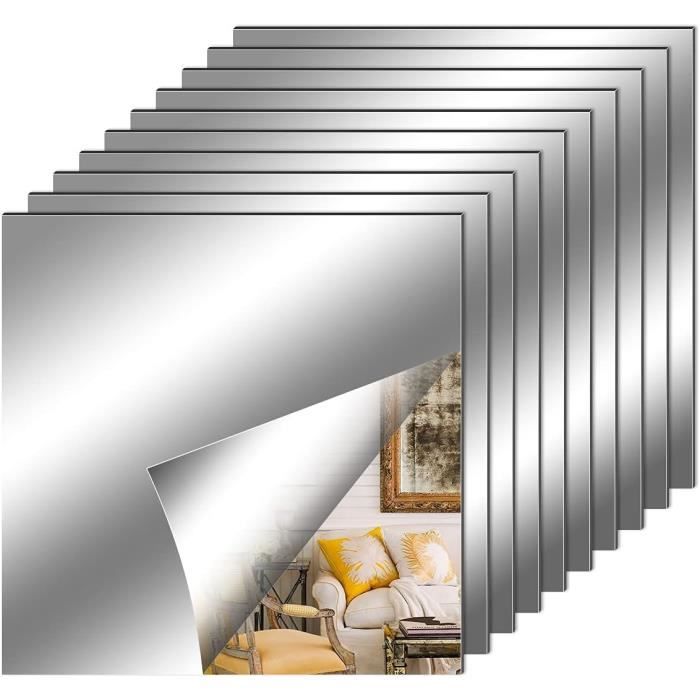 Feuilles D'autocollants Miroir Or Lisse - étiquettes Réfléchissantes Dorées - Neuf - USA